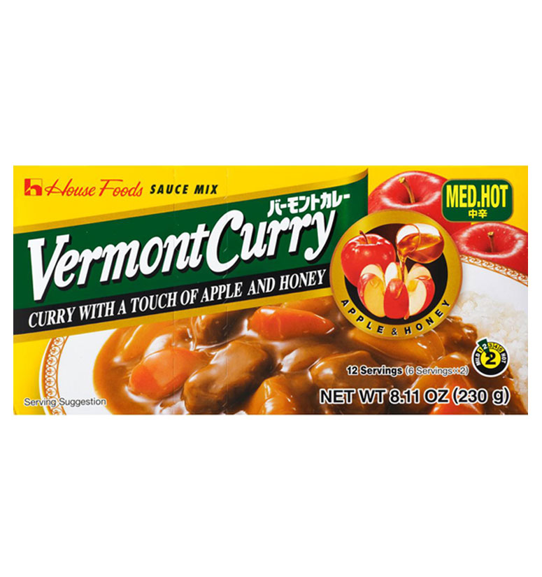 House Foods Vermont Curry Med. Hot 230g